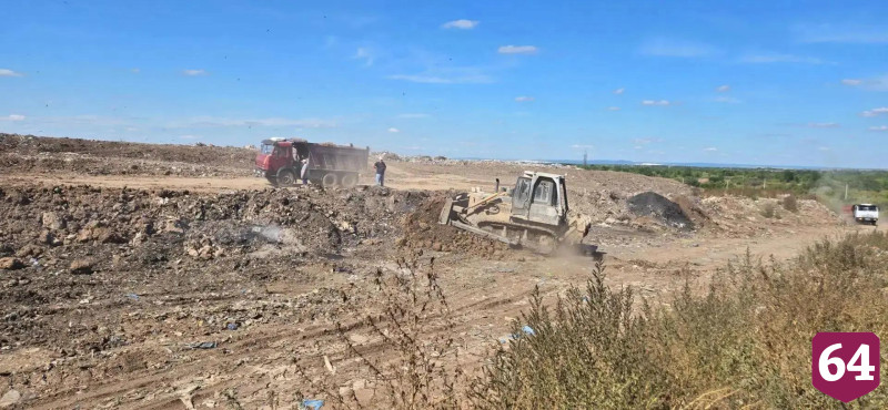 В Саратовской области ликвидировали возгорание на мусорном полигоне 
